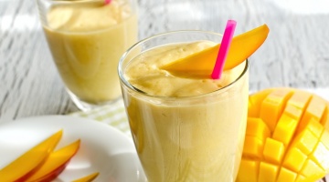 Bananowe smoothie z mango